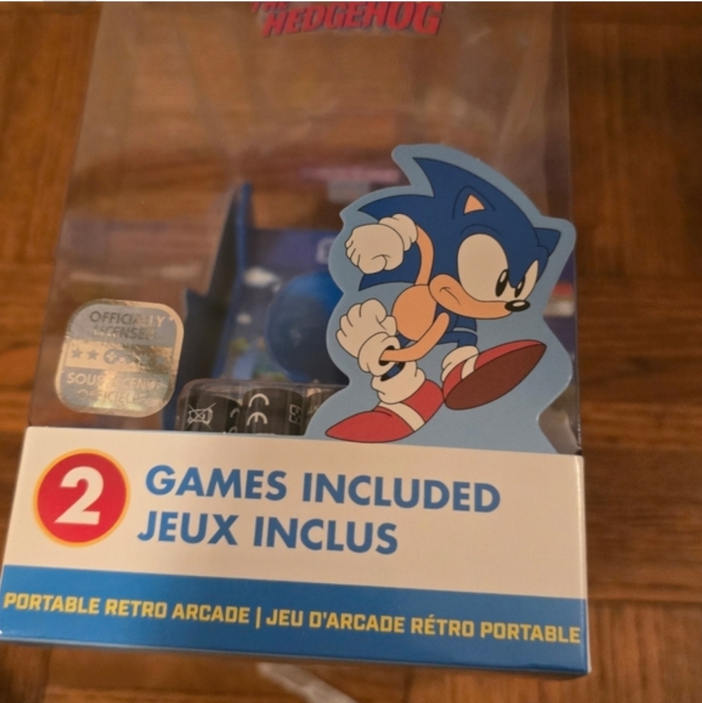 My Arcade Sonic The Hedgehog Joystick Player 2in1 Sega Classic Arcade 6+ New - Picture 4 of 6